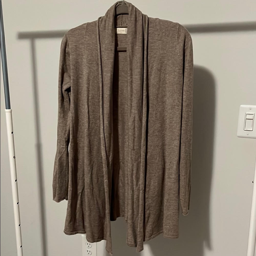 Altar'd State Brown Waterfall Cardigan Sweater